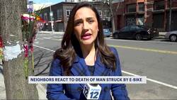 Neighbors react to death of man struck by e-bike News Clip