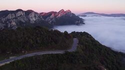Pietrapertosa by Drone: Views of Medieval Village in Basilicata, Italy Stock Footage