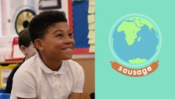 Sir Linkalot: How to spell 'sausage' Instructional Video