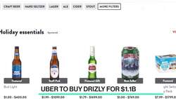 Uber Buys Alcohol Delivery Startup Drizly for $1.1 Billion News Clip