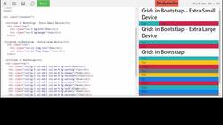 The Complete Bootstrap Beginners Course with 100+ examples - Bootstrap Grid System Instructional Video