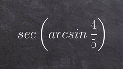 Evaluating the composition of Functions using Right Triangles Instructional Video
