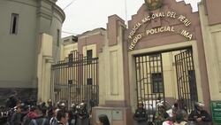 Keiko Fujimori supporters rally outside national police headquarters Instructional Video