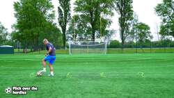 Kicking - (Soccer) Flick over the hurdles Instructional Video