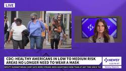 CDC: Many Healthy Americans Can Take A Break From Masks News Clip