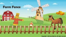Farm Fence (Solve word problems to find the perimeter of a rectangular shape) Instructional Video