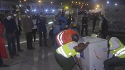 CLEAN : DR Congo virus fight boosted as batch of vaccines arrives in Kinshasa News Clip