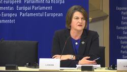 DUP leaders meet EU's Brexit negotiator in Brussels News Clip