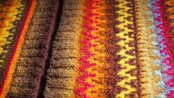 Knitted background Stock Footage