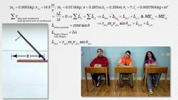 Dart with Thin Rod Collision - Conservation of Angular Momentum Demonstration and Problem Instructional Video