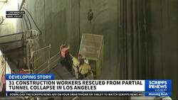 31 workers rescued after Los Angeles tunnel collapse, officials say News Clip