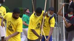 Black Lives Matter Mural Painted in Front of Trump Tower News Clip