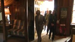 UK: Prince Charles toured the seventeenth century Lissan House where he met people involved in traditional crafts, artists and conservationists. News Clip