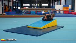 Elementary gymnastics - Wedge - 2 egg rolls Instructional Video