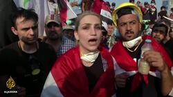 Iraqi protesters pack Baghdad's Tahrir square News Clip