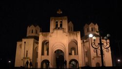 CLEAN : Armenians commemorate WWI-era genocide with lights, candles at windows News Clip