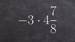Learn how to determine the product of a mixed number by a whole number Instructional Video