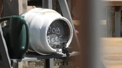 Deserted garden of a closed pub during lockdown News Clip