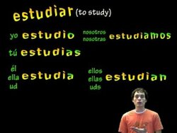 01023 Spanish Lesson - Present - AR verbs: ellos, ellas, uds Instructional Video