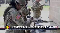 USA: Donald Trump steps in to attend meeting of top US military leaders News Clip