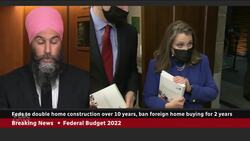 NDP will support budget but leader Jagmeet Singh says Liberals are 'doing things that we don't agree with' News Clip