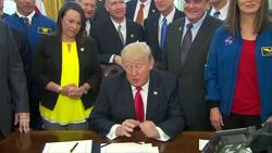 Trump signs $19 billion NASA funding bill News Clip