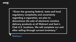 Walmart Says It Will Stop Selling E-Cigarettes Amid Health Concerns News Clip