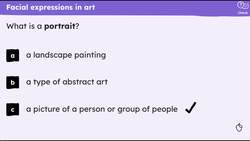 Investigate facial expressions in portraits Instructional Video