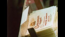 UNITED STATES 1960s: Printer parts moving. Stock Footage