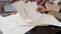 Creating intricate paper airplane models Instructional Video