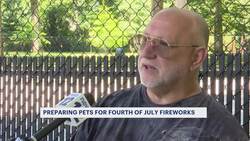 Animal experts warn pet owners to monitor their pets during July 4 fireworks displays News Clip