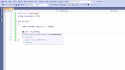 C++ Developer - Symbolic Constants and Naming Conventions Instructional Video