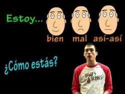 Learn Spanish! - Describing feelings with Estar (to be) Instructional Video