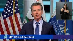 Newsom: Calif. now in 'pandemic induced recession' News Clip