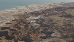 Drone Aerials of the Dead Sea News Clip