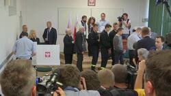 Leader of ruling party votes in Poland elections Instructional Video