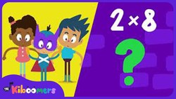 Multiply by 2 | Multiplication Song | The Kiboomers | Multiplication Table | Multiplication for kids Instructional Video