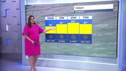 Warm temperatures, mostly sunny skies and some stray afternoon showers in Connecticut News Clip