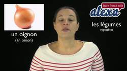 Vegetables in French (basic French vocabulary from Learn French With Alexa) Instructional Video