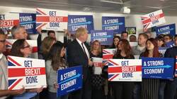 Boris Johnson makes rallying speech at Tory HQ News Clip