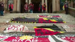 CLEAN : Protesters in Sydney demand justice for Indigenous people News Clip