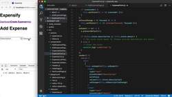 The Complete React Developer Course (with Hooks and Redux) - Wiring up Add Expense Instructional Video