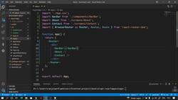 Mega Web Development Bootcamp with React Bootstrap 5, Redux, and REST API - Adding Routing for All the Components Instructional Video