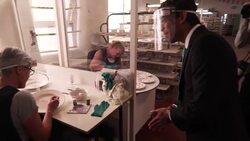 Chancellor Rishi Sunak on visit to pottery News Clip