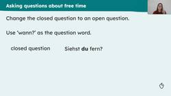 Liest du Romane? Questions and informal imperatives with strong verbs Instructional Video