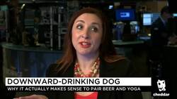 Downward Facing Drinking with the Beer Fit Club News Clip