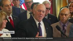 Student activist detained by U.S. immigration agents News Clip