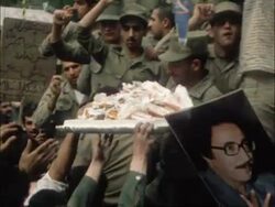 Tehran reaction after U.S. hostage rescue attempt Stock Footage