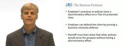 Disparate Impact in Employment Discrimination Instructional Video