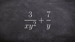 Add and subtract fractions with unlike denominators for rational expressions Instructional Video